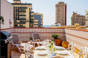 Penthouse, near beach, Fuengirola, free Parking